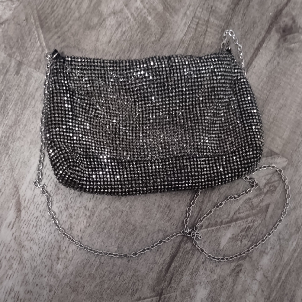 Silver Chain Evening Bag